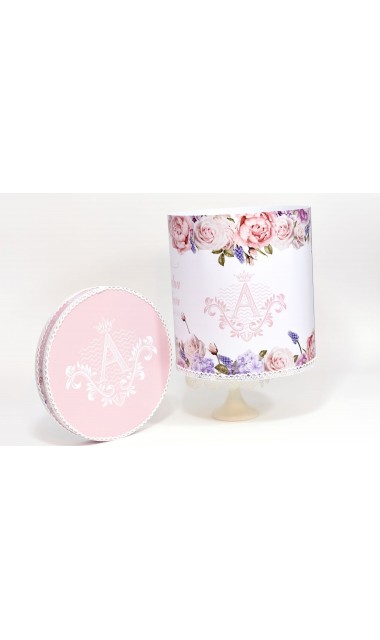 Trusou de botez regal pentru fetite tematica florala, Mica printesa 32